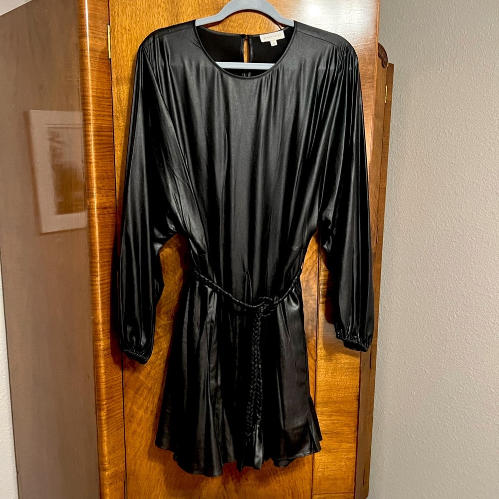 Gianni Bini Black Long Sleeve Dress